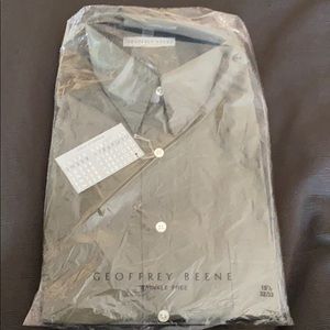 Light olive green button down